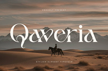 Qaveria - Stylish Elegant Typeface