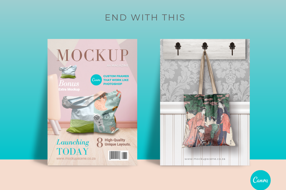 A5 Flyer Mockup for Canva, an Advertising Mockup by Mockup Scene (Photo 23 of 25)