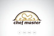 Chef Master Hat Logo Template, a Branding & Logo Template by Heavtryq Design (Thumbnail 1 of 4)