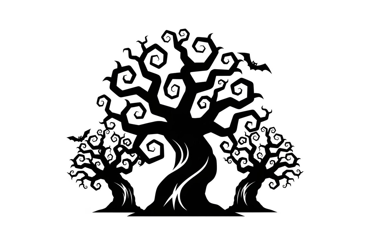 Dark Halloween Forest Design, a Graphic by BIPLOB EXPERT (Photo 8 of 13)