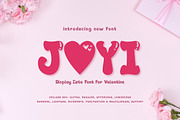 JOYI - Fun & Playful Valentine Font, a Sans Serif Font by twinstd (Thumbnail 1 of 8)