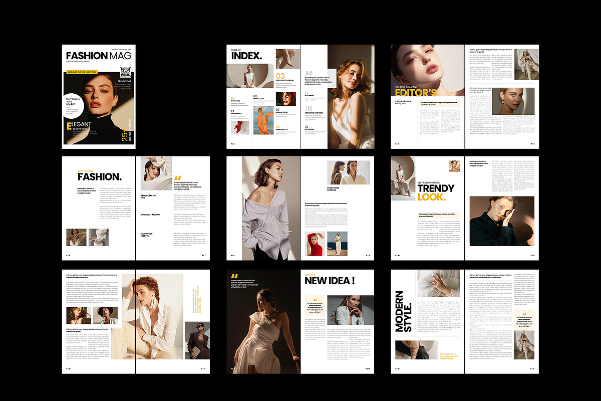 Fashion & Lifestyle Magazine Layout, a Magazine Template by NorthPeak (Photo 10 of 11)