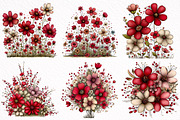Watercolor Wildflower Clipart, an Illustration by DreamArtGraphic (Thumbnail 8 of 8)