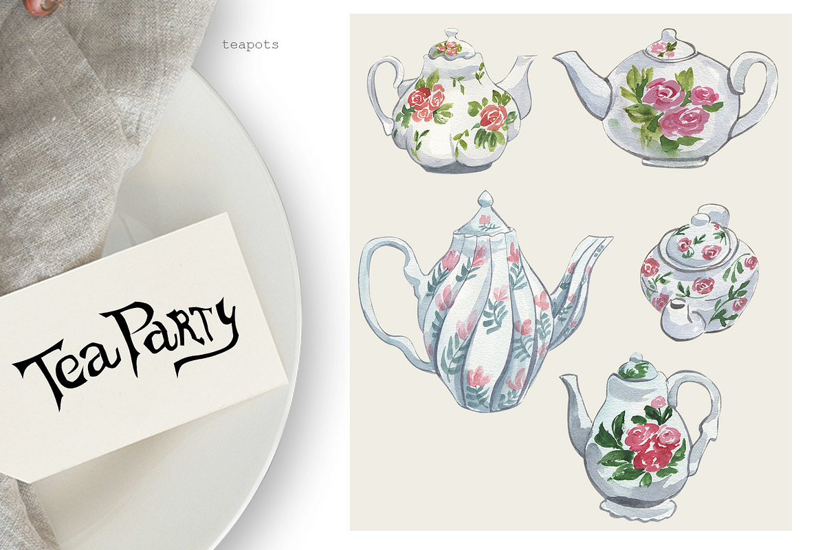 Watercolor Alice in Wonderland, an Illustration by Love Watercolor Store (Photo 4 of 14)