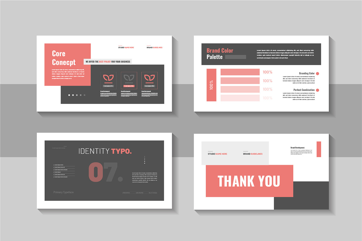 Brand guideline company pitch deck, a Presentation Template by Pavel_design (Photo 4 of 4)