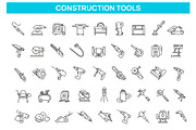 Work and construction tools, an Outline Icon by Tettygreen (Thumbnail 1 of 2)