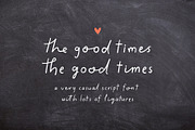 The Good Times ligature script font, a Handwritten Font by Kaya Fonts (Thumbnail 32 of 39)