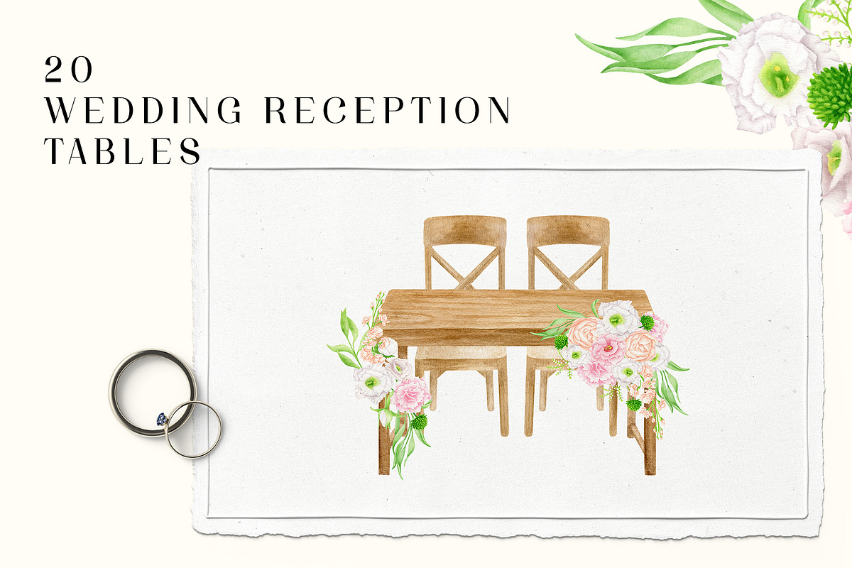 Delicate Dreams. Watercolor Wedding, a Decorative Illustration by Olya Haifisch (Photo 4 of 16)