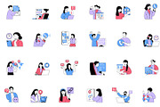 Contact Us Illustrations, a Technology Illustration by alexdndz (Thumbnail 3 of 3)