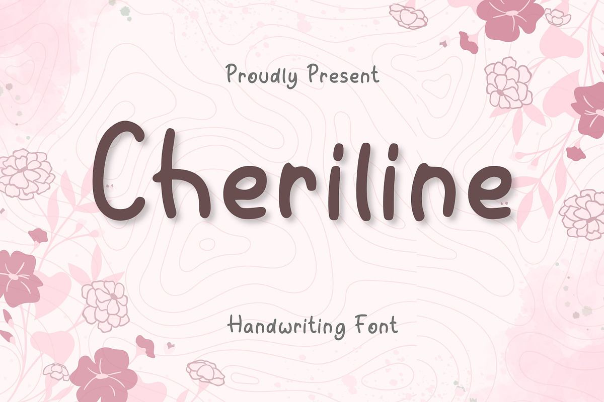 Cheriline, a Sans Serif Font by Aisyah (Photo 1 of 3)