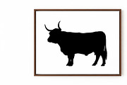Rustic Highland cow wall art design, an Illustration by Amazin_art (Thumbnail 26 of 40)
