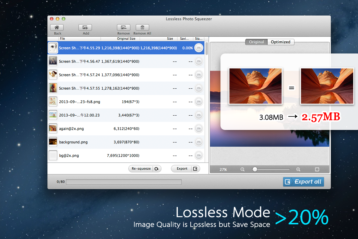 Photo Size Optimizer for Mac, an Action Add-On by EffectMatrix (Photo 3 of 5)