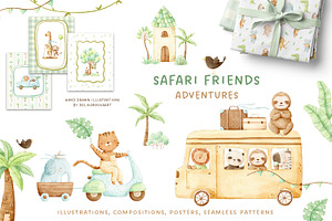 Safari Friends, adventures animals