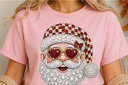 Retro Santa Rhinestone Png, a Seasonal Illustration by DreamCafeArt (Thumbnail 5 of 6)