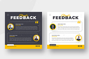 Feedback or Review Instagram post, a Social Media Template by Uiparvin (Thumbnail 4 of 6)