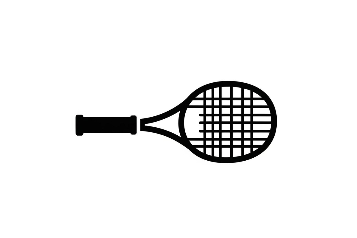 Tennis Racket Icon Silhouette Bundle, an Illustration by Designs_River (Photo 36 of 51)