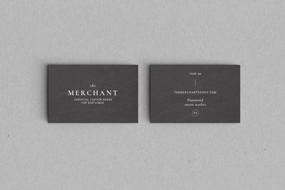 Merchant Business Card, a Business Card Template by 1948 Creative Co. (Photo 2 of 4)