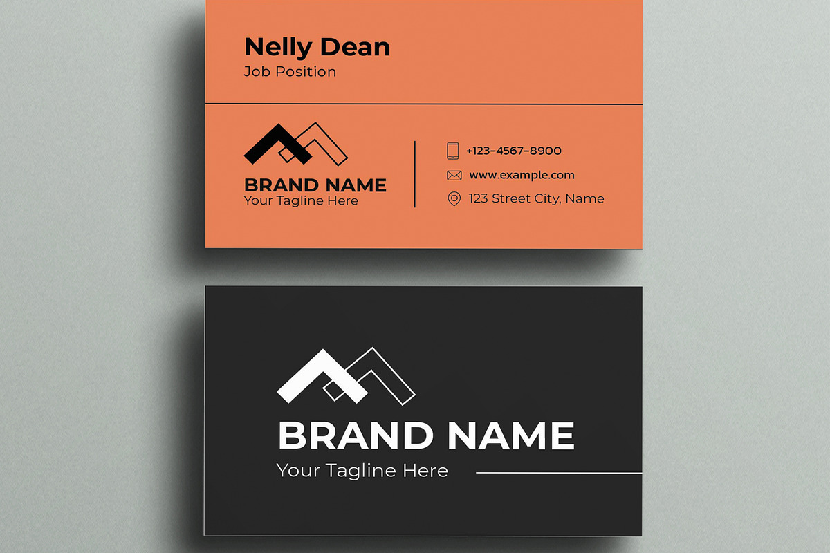 Modern Corporate Business Card, a Business Card Template by MightyDesign (Photo 3 of 6)
