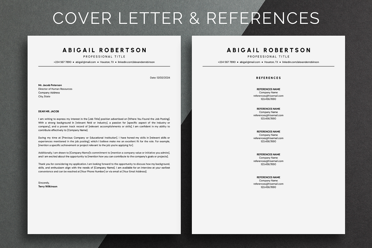 ATS Resume Template Google Docs, a Resume Template by bonadigitals (Photo 3 of 5)
