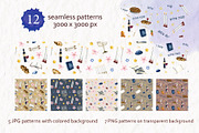 Shabbat Shalom Ceremony Clipart, a Decorative Illustration by Elena Malgina Clipart (Thumbnail 5 of 9)