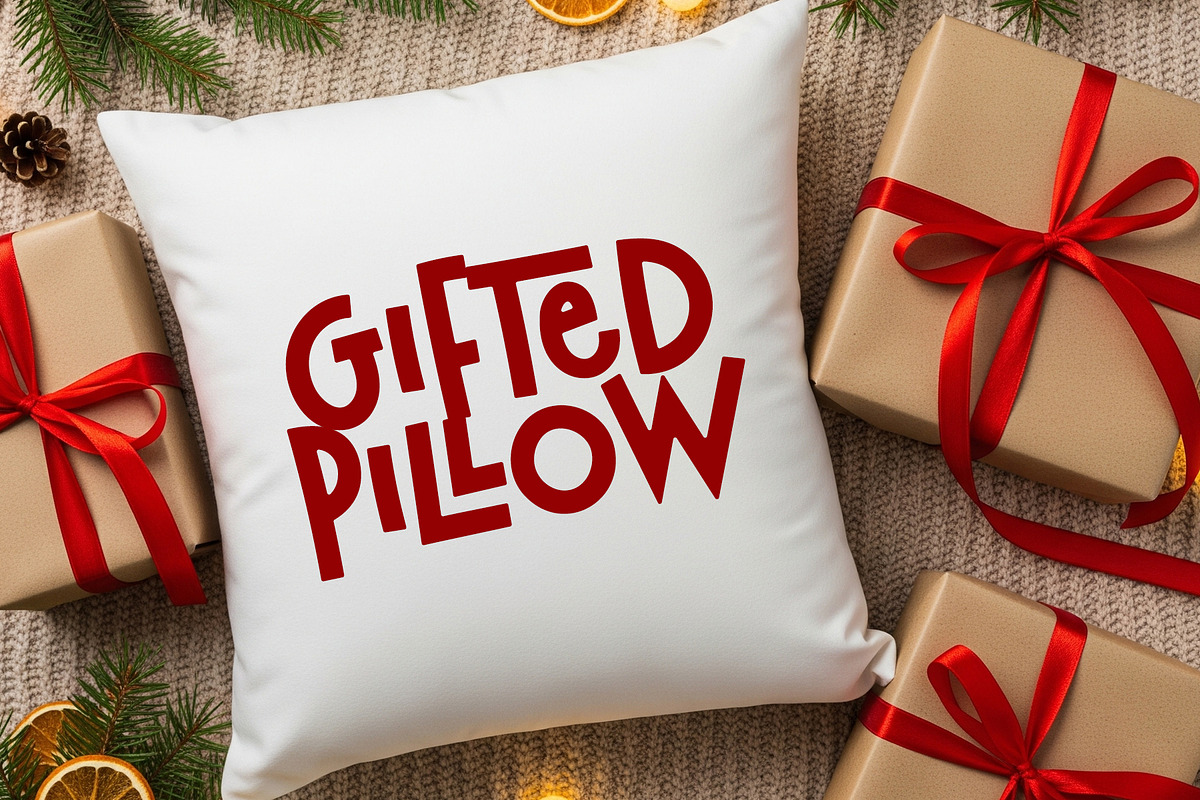 Holiday Snow - Cute Display Font, a Sans Serif Font by Airotype (Photo 6 of 12)