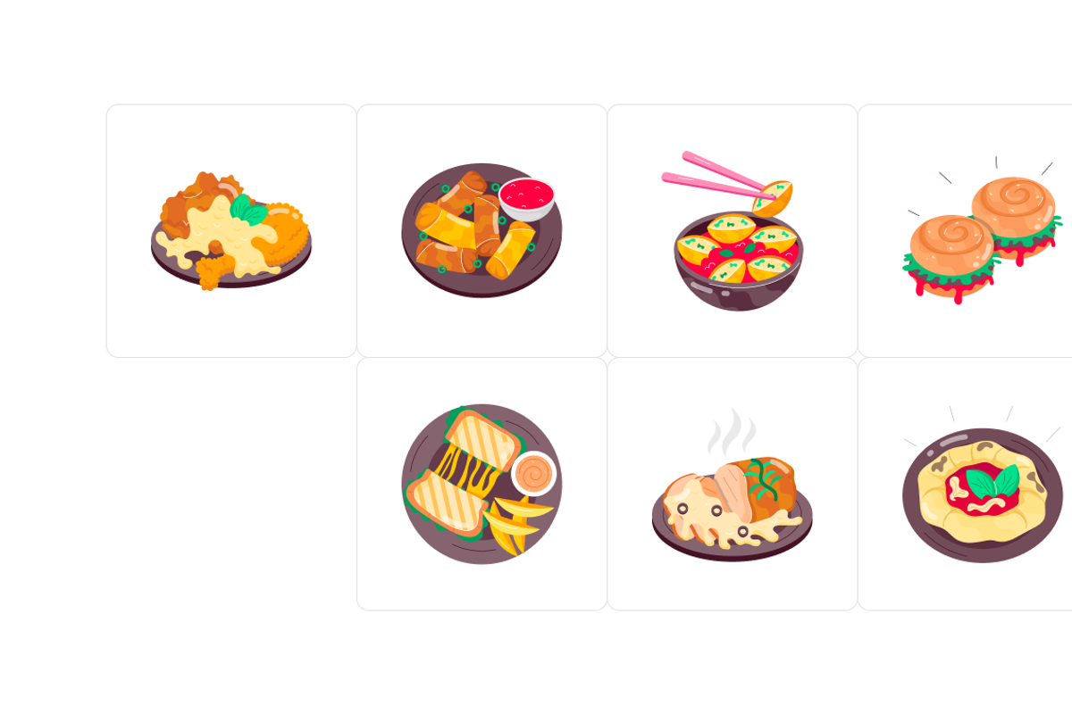 Fast Food Stickers, an Emoji Icon by Vectors Market (Photo 6 of 8)
