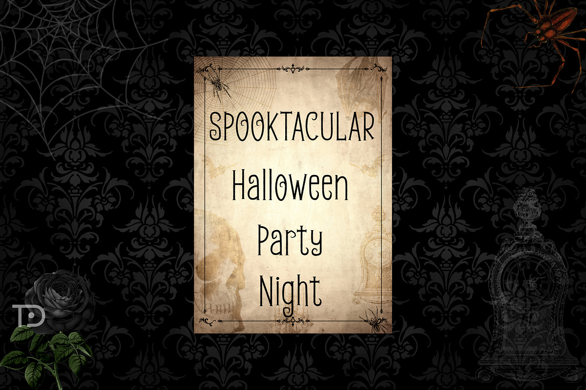 Raw Halloween Font, a Serif Font by Tanondesign (Photo 4 of 6)