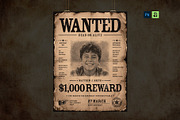Vintage Wanted Poster Template, a Poster Template by BrandPacks (Thumbnail 6 of 6)