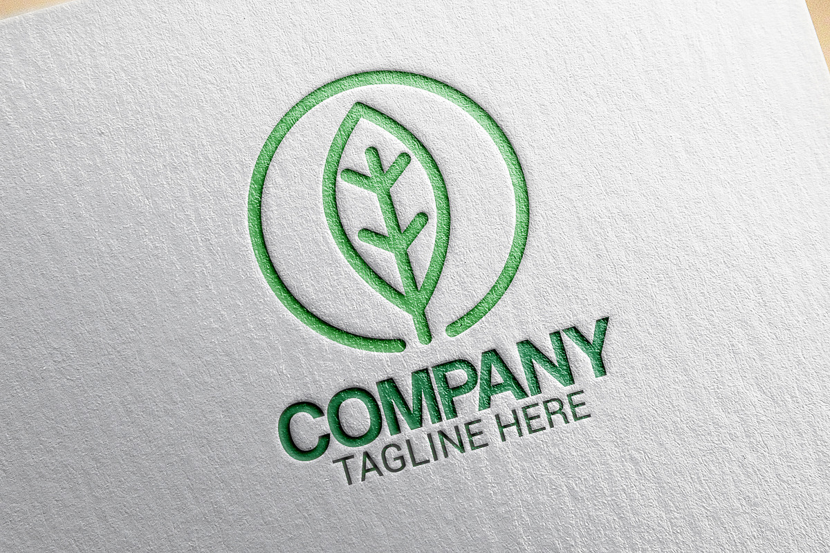 Green Leaf Company Logo, a Branding & Logo Template by Medianeka (Photo 1 of 5)