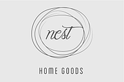 Simple Nest / Home Goods Logo, an Object Graphic by Onyx Templates (Thumbnail 4 of 4)