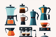 35 Vector Flat Coffee Tools Set, an Object Graphic by adenpinkstore (Thumbnail 17 of 17)