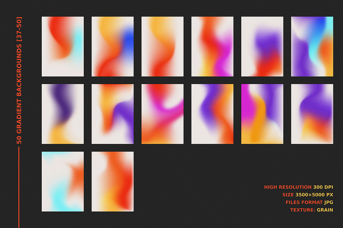 70s Retro Gradient Backgrounds Set, a Gradient Add-On by May Motif (Photo 4 of 14)