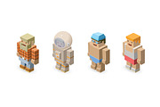 Vector isometric character, an Object Graphic by lemonoff (Thumbnail 2 of 7)