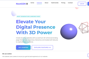 NextGenX – Landing Page, a Landing Page Template by Modern Templates Studios