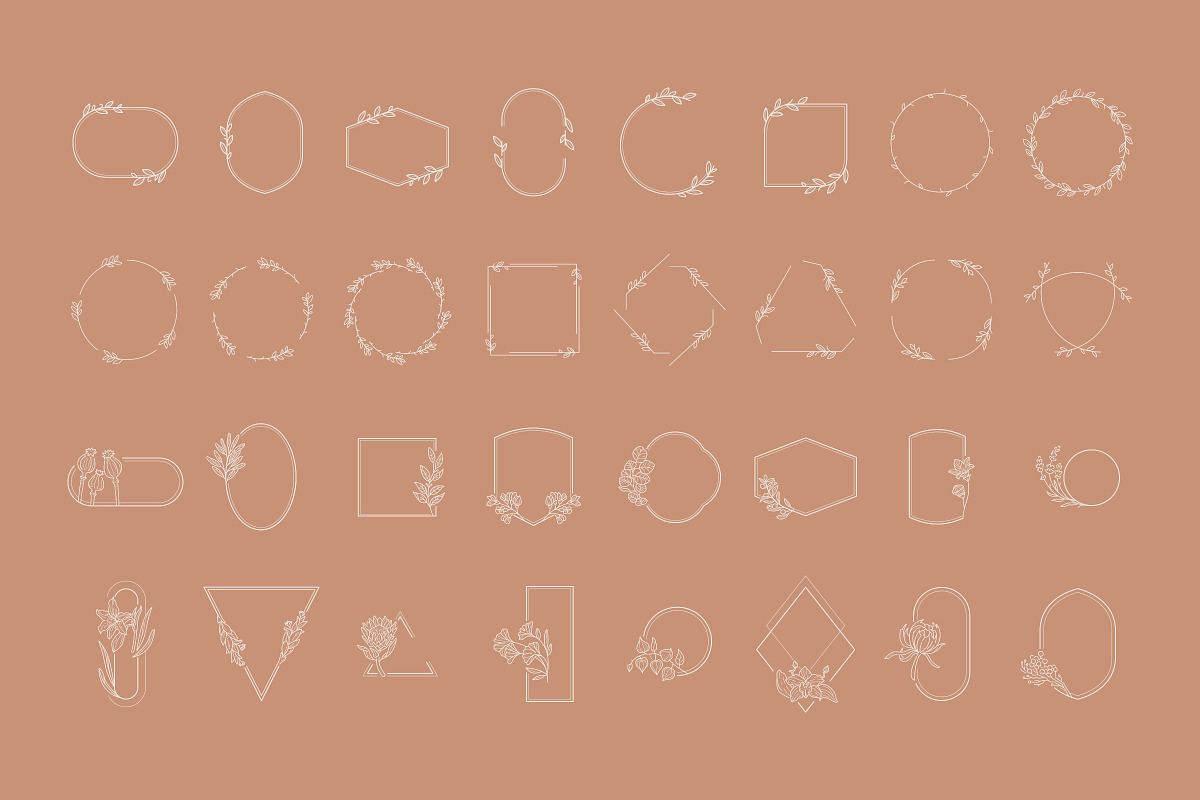 Floral Logo Bundle 50 Botanical Logo, a Branding & Logo Template by iStar Design (Photo 12 of 26)
