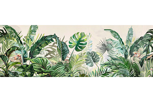 multi colored tropical leaves summer, a Nature Photo by Neirfy