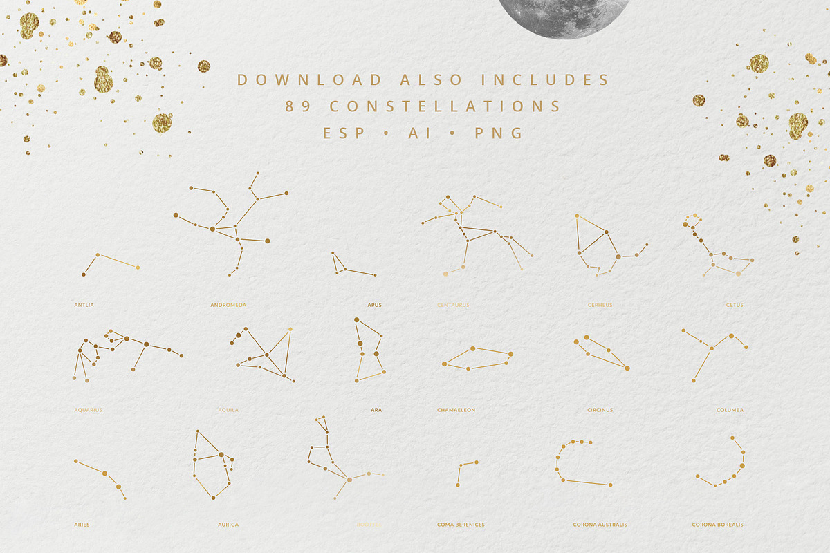 Zodiac and Constellation Collection, an Outline Icon by Pixejoo (Photo 10 of 11)
