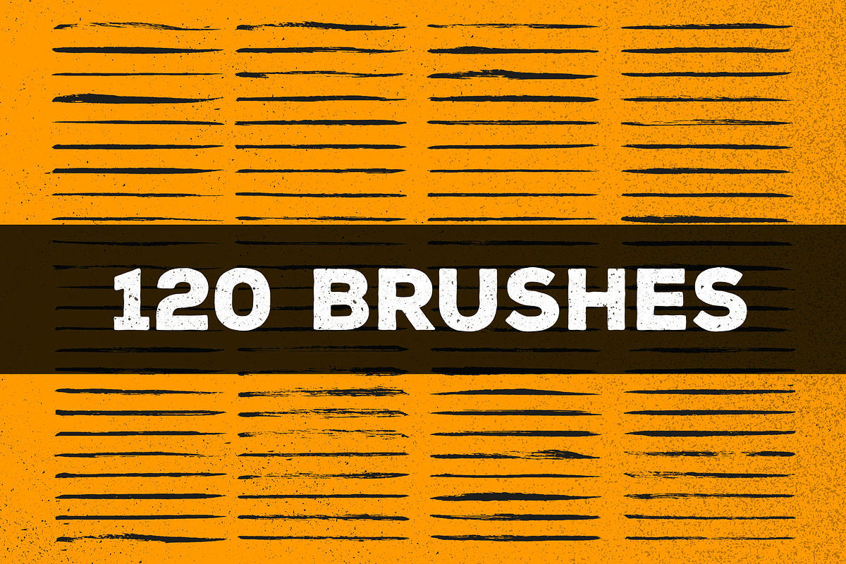 120 Brush Pens for Adobe Illustrator preview 3