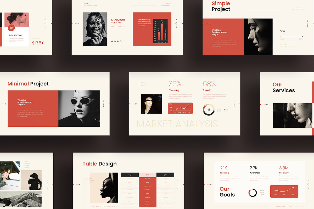Creative Minimal Presentation Canva, a Presentation Template by ArtisanaAura (Photo 4 of 11)