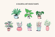 House Plant Doodles & Clipart, an Object Illustration by Oktyabr (Thumbnail 2 of 6)