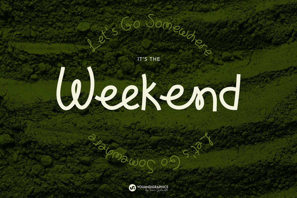 Machou Display Font in 3 Weights, a Sans Serif Font by Youandigraphics (Photo 7 of 12)