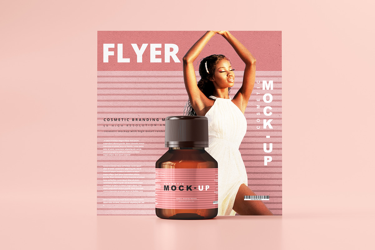250+ Cosmetic Branding Mockup Bundle, a Cups & Container Mockup by pmvch (Photo 236 of 273)