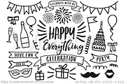 Celebration, party, birthday clipart, an Object Graphic by Illustree (Thumbnail 3 of 5)