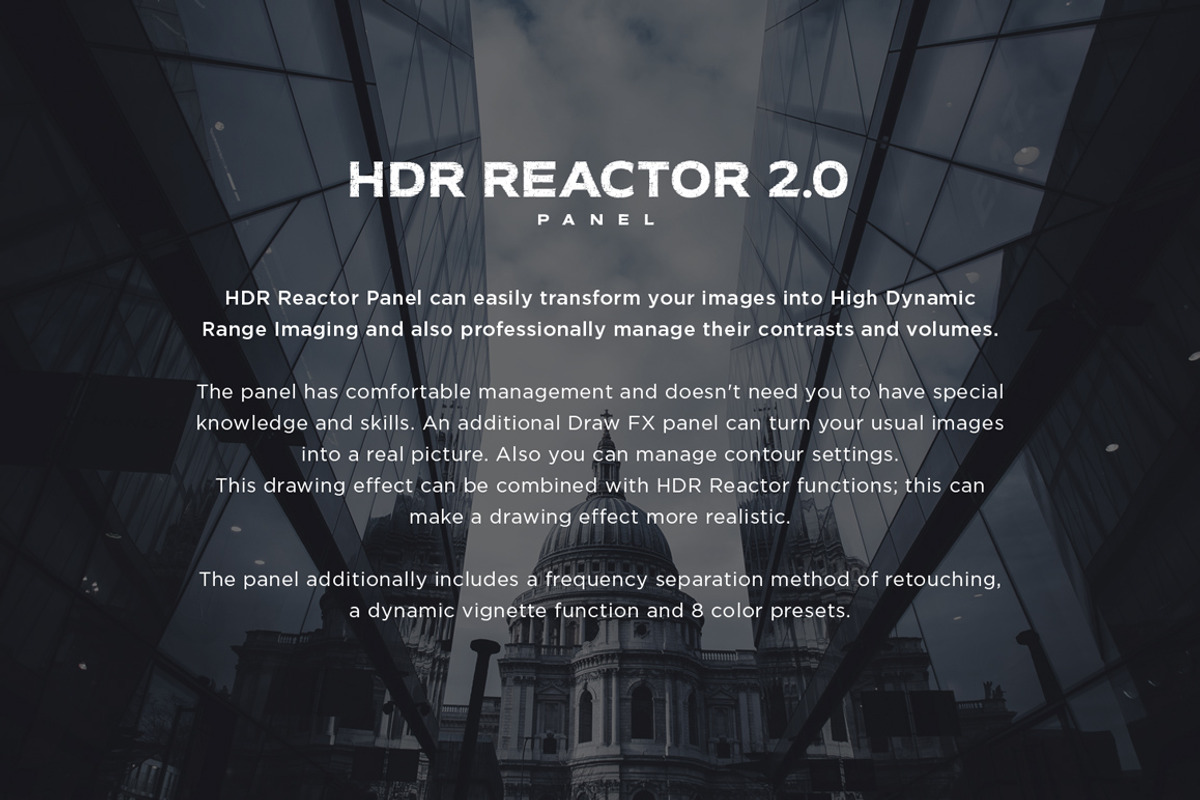 HDR Reactor Panel 2.0 preview 2