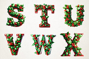 Christmas Cheer Alphabet Bundle, an Illustration by RobertsArt (Thumbnail 6 of 7)