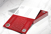Red Christmas Church Postcard PSD, a Card Template by Godserv Designs (Thumbnail 5 of 11)