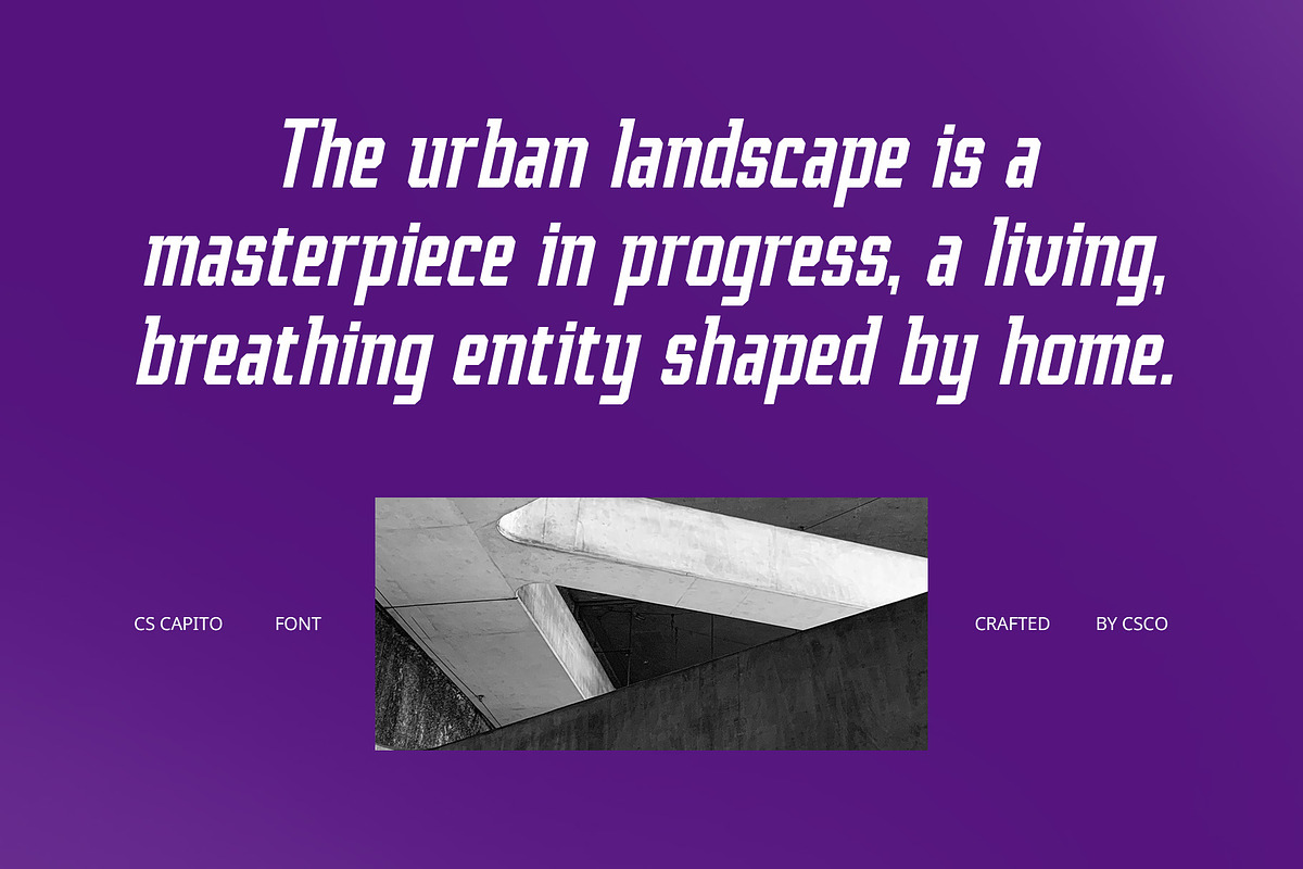 CS Capito – Sporty Font, a Sans Serif Font by Craft Supply Co. (Photo 4 of 8)