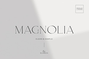 Magnolia. Modern Serif Font