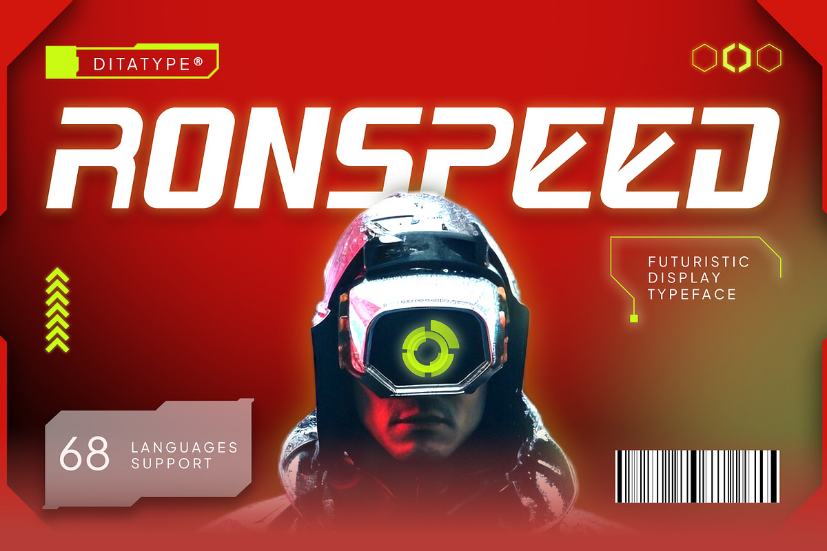 Ronspeed, a Symbol Font by Ditatype (Photo 1 of 17)