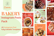 Bakery Theme Instagram Post Template, a Templates & Theme by Jo Plinn Designs (Thumbnail 1 of 4)